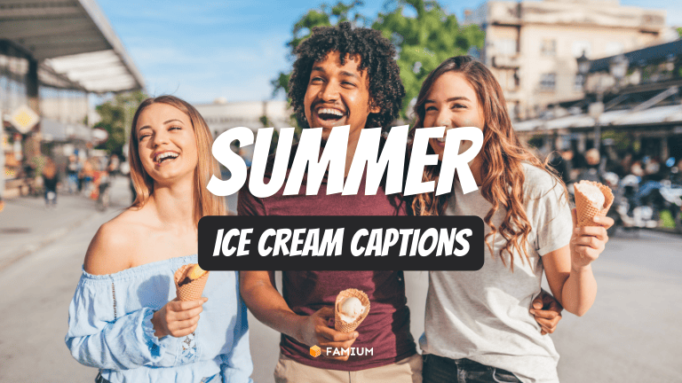 Summer Ice Cream Captions for Instagram